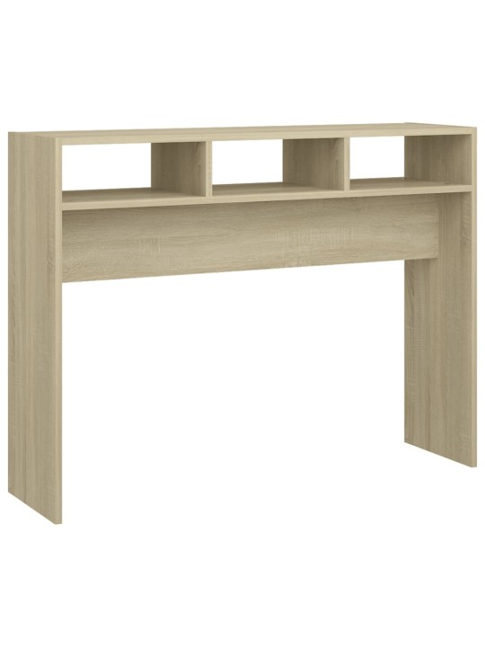 Konzolový stolek dub sonoma 105 x 30 x 80 cm kompozitní dřevo
