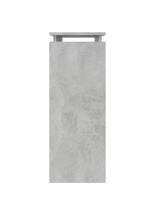 Konzolový stolek betonově šedý 80 x 30 x 80 cm kompozitní dřevo