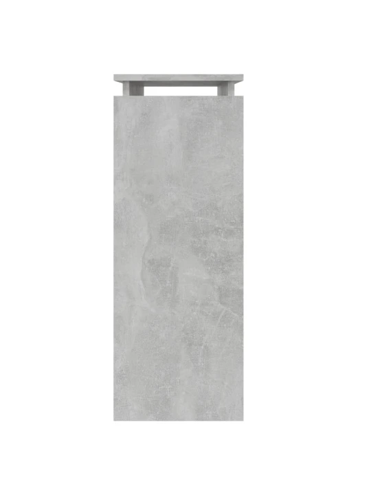 Konzolový stolek betonově šedý 80 x 30 x 80 cm kompozitní dřevo