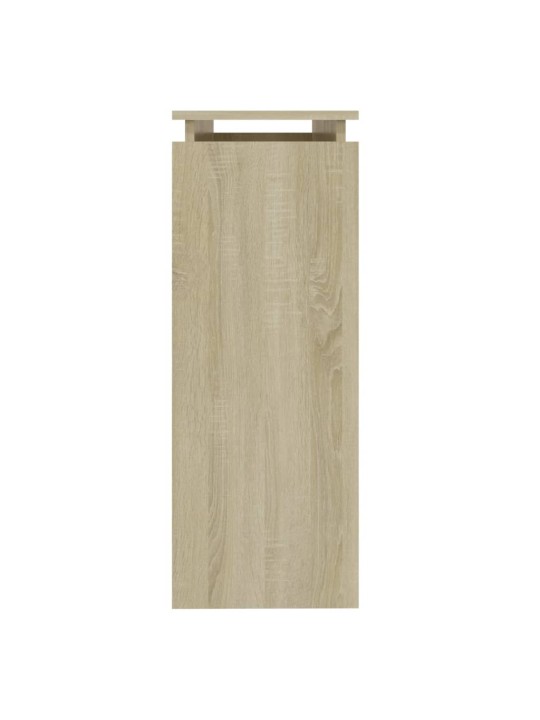 Konzolový stolek dub sonoma 102 x 30 x 80 cm kompozitní dřevo