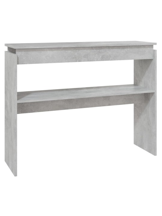 Konzolový stolek betonově šedý 102x30x80 cm kompozitní dřevo