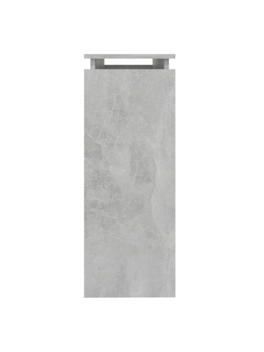 Konzolový stolek betonově šedý 102x30x80 cm kompozitní dřevo