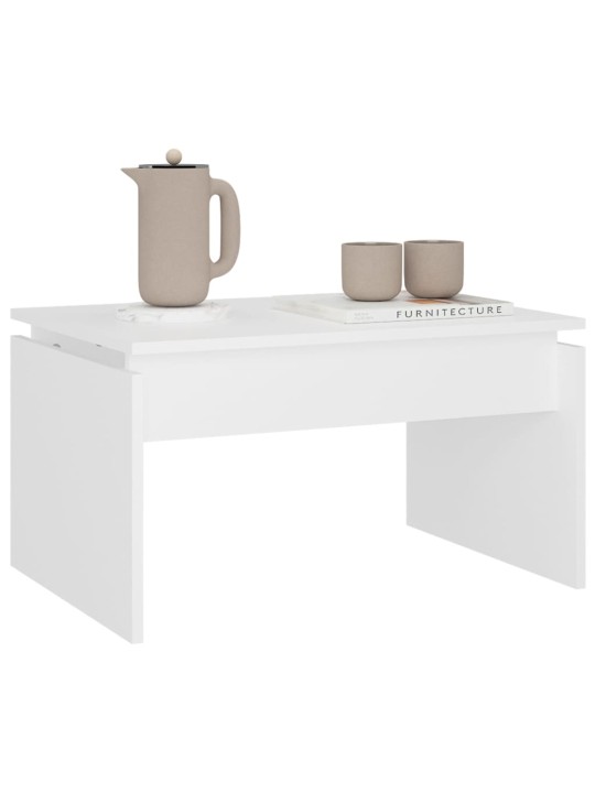Konferenční stolek bílý 68 x 50 x 38 cm kompozitní dřevo