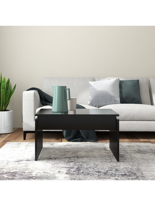 Konferenční stolek černý 68 x 50 x 38 cm kompozitní dřevo