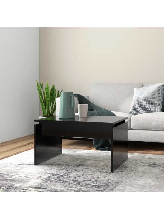 Konferenční stolek černý 68 x 50 x 38 cm kompozitní dřevo