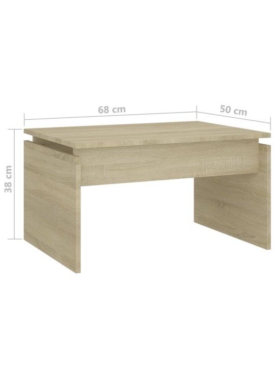 Konferenční stolek dub sonoma 68 x 50 x 38 cm kompozitní dřevo
