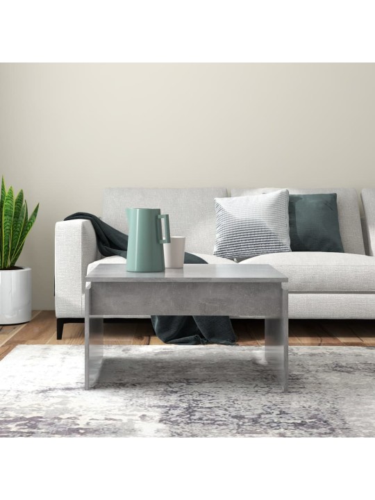 Konferenční stolek betonově šedý 68x50x38 cm kompozitní dřevo