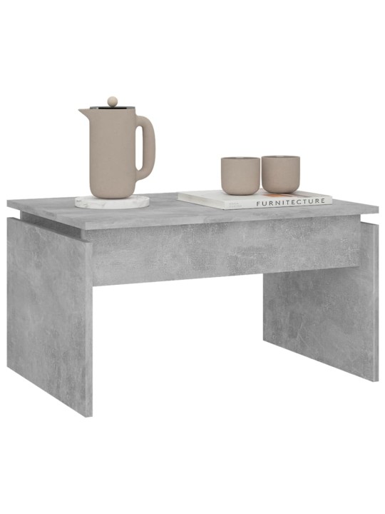 Konferenční stolek betonově šedý 68x50x38 cm kompozitní dřevo