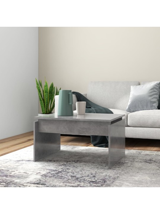 Konferenční stolek betonově šedý 68x50x38 cm kompozitní dřevo