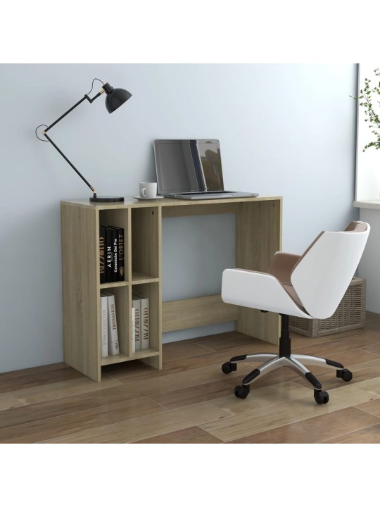 Stůl na notebook dub sonoma 102,5 x 35 x 75 cm kompozitní dřevo