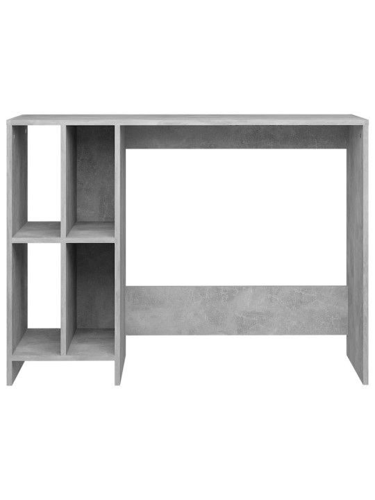Stůl na notebook betonově šedý 102,5x35x75 cm kompozitní dřevo