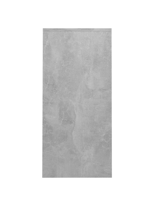 Stůl na notebook betonově šedý 102,5x35x75 cm kompozitní dřevo