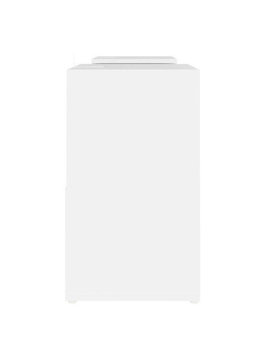 TV skříňka bílá 104 x 30 x 52 cm kompozitní dřevo