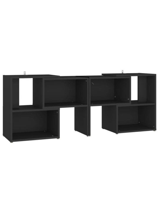 TV skříňka černá 104 x 30 x 52 cm kompozitní dřevo