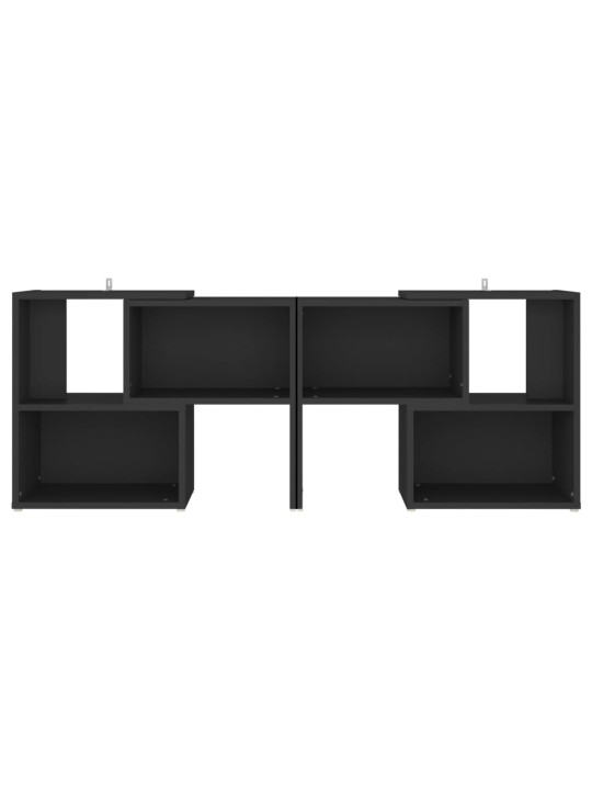 TV skříňka černá 104 x 30 x 52 cm kompozitní dřevo