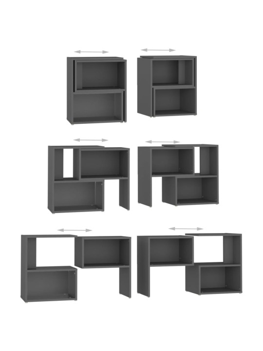 TV skříňka šedá 104 x 30 x 52 cm kompozitní dřevo