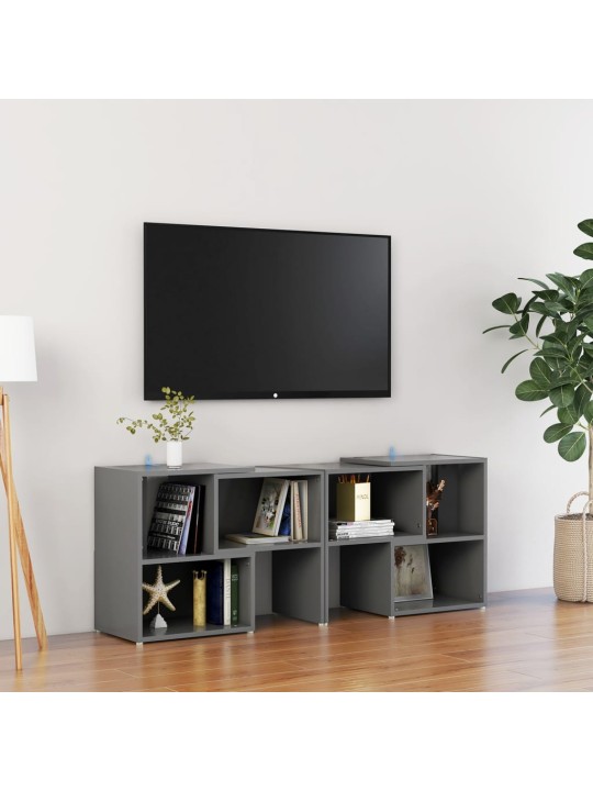 TV skříňka šedá 104 x 30 x 52 cm kompozitní dřevo