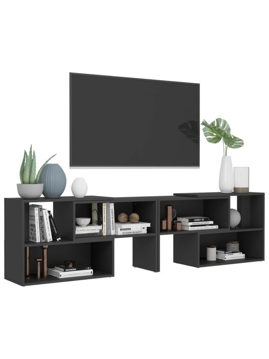 TV skříňka betonově šedá 149 x 30 x 52 cm kompozitní dřevo
