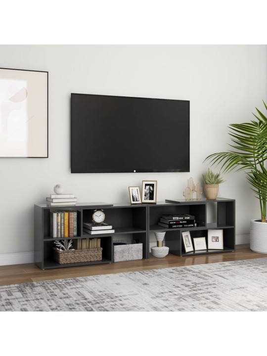 TV skříňka betonově šedá 149 x 30 x 52 cm kompozitní dřevo