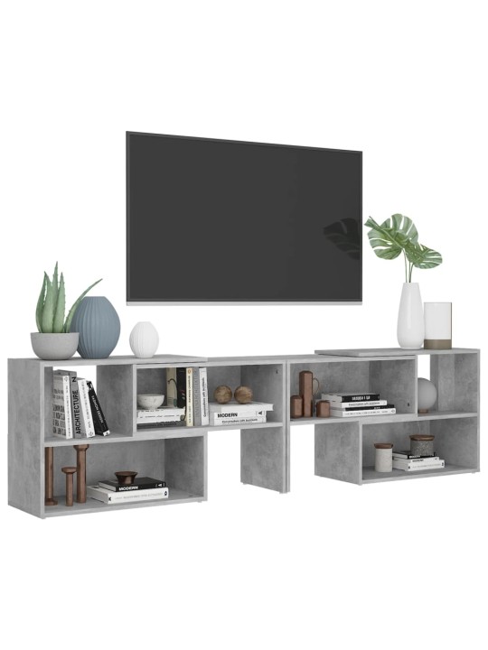 TV skříňka betonově šedá 149 x 30 x 52 cm kompozitní dřevo