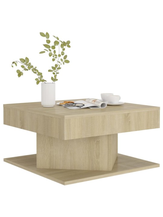 Konferenční stolek dub sonoma 57 x 57 x 30 cm kompozitní dřevo