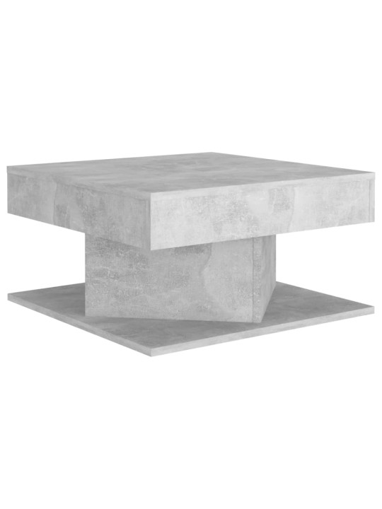 Konferenční stolek betonově šedý 57x57x30 cm kompozitní dřevo