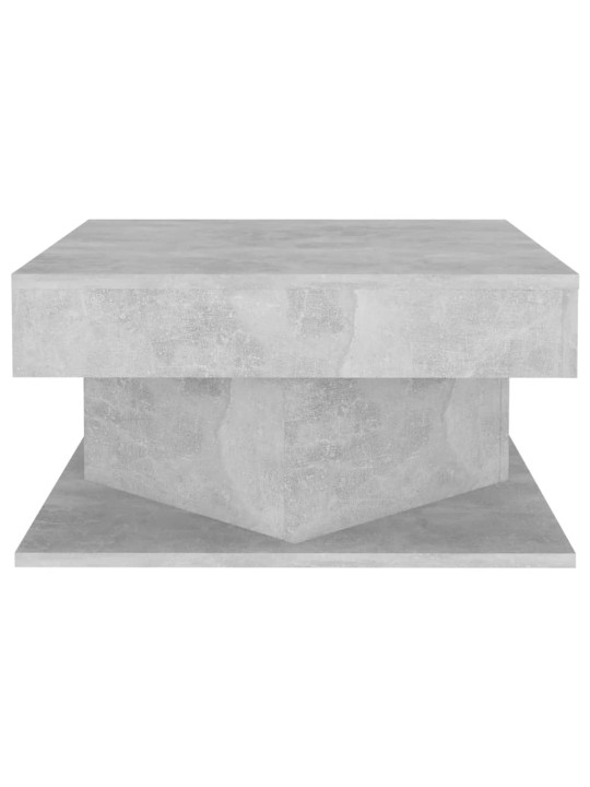 Konferenční stolek betonově šedý 57x57x30 cm kompozitní dřevo