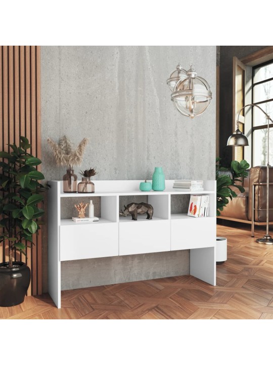 Příborník bílý 105 x 30 x 70 cm kompozitní dřevo