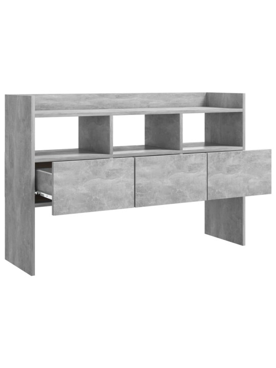 Příborník betonově šedý 105 x 30 x 70 cm kompozitní dřevo