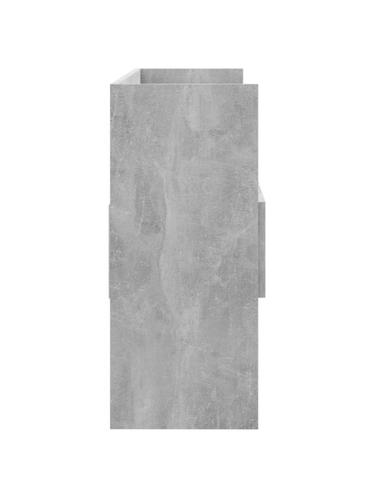 Příborník betonově šedý 105 x 30 x 70 cm kompozitní dřevo