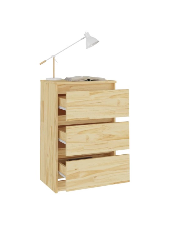 Noční stolky 2 ks 40 x 29,5 x 64 cm masivní borové dřevo