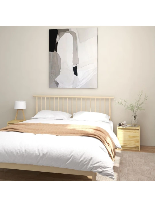 Noční stolky 2 ks 40 x 30,5 x 40 cm masivní borové dřevo