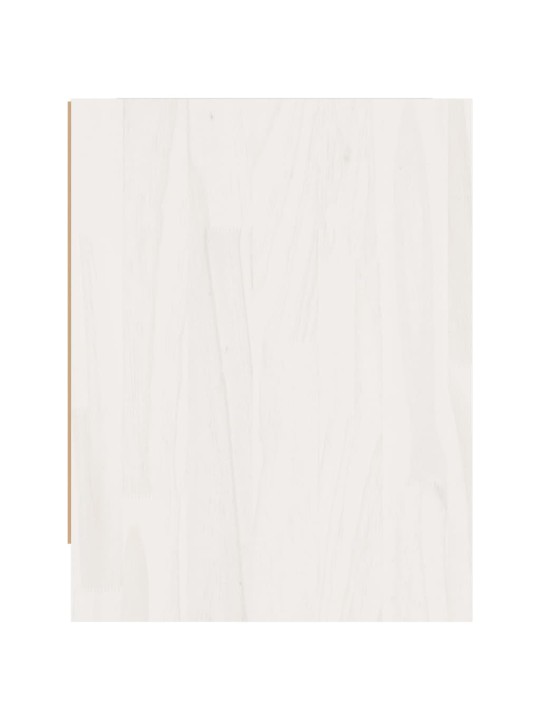 Noční stolky 2 ks bílé 40 x 30,5 x 40 cm masivní borové dřevo