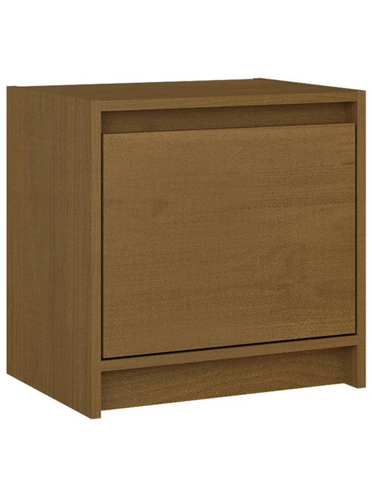 Noční stolky 2 ks medově hnědé 40x30,5x40 cm masivní borovice