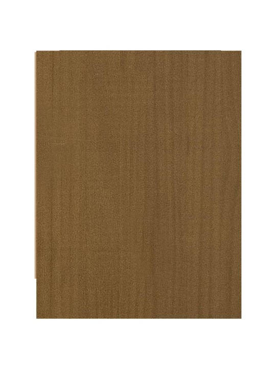 Noční stolky 2 ks medově hnědé 40x30,5x40 cm masivní borovice