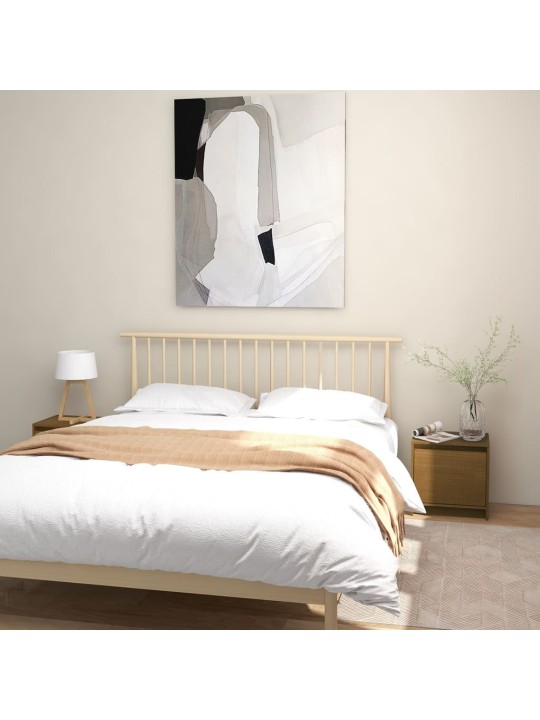 Noční stolky 2 ks medově hnědé 40x30,5x40 cm masivní borovice