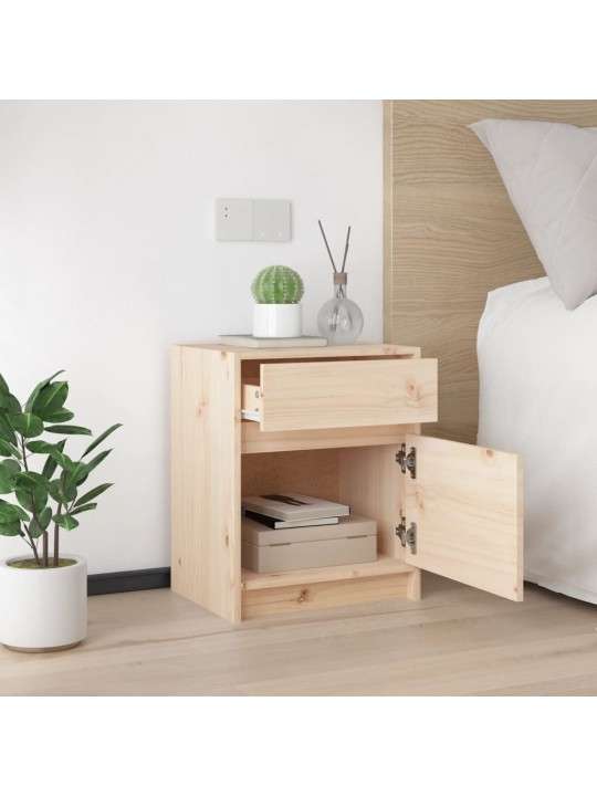 Noční stolky 2 ks 40 x 31 x 50 cm masivní borové dřevo