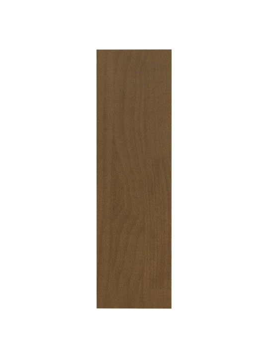 Knihovna / dělicí stěna medově hnědá 100 x 30 x 103 cm borovice