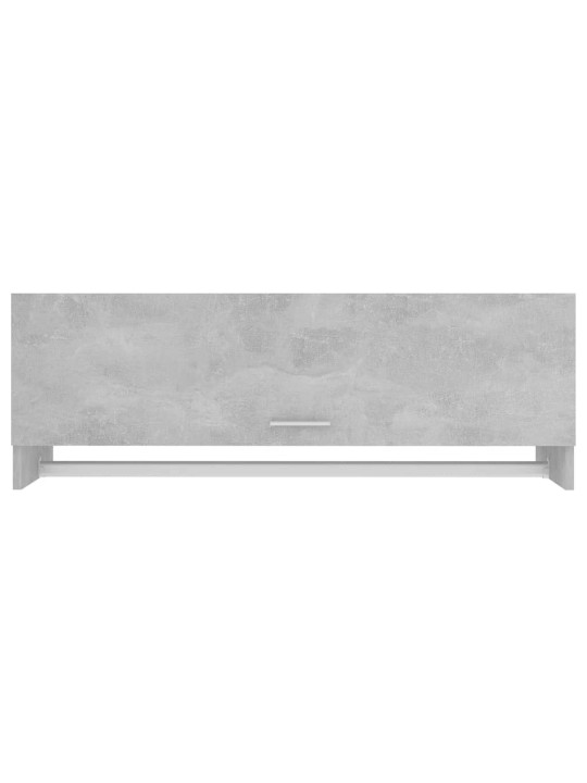 Šatní skříň betonově šedá 100 x 32,5 x 35 cm kompozitní dřevo