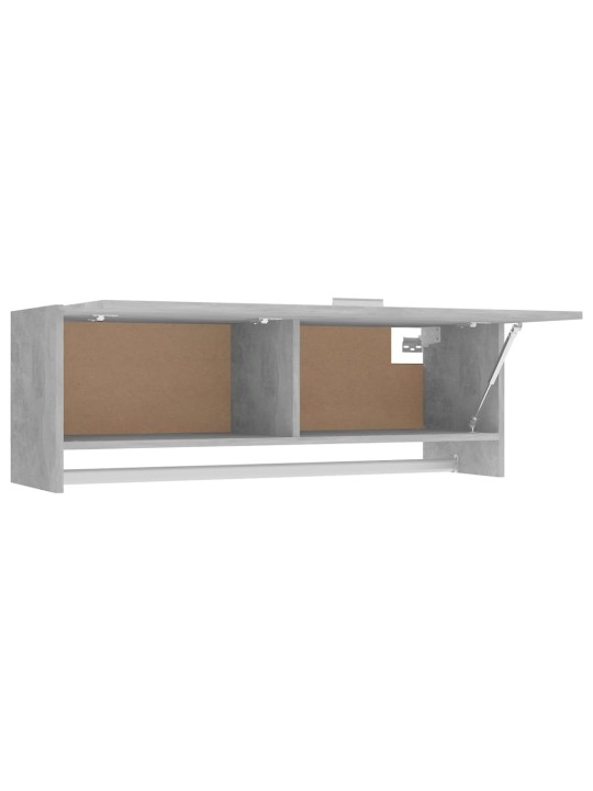 Šatní skříň betonově šedá 100 x 32,5 x 35 cm kompozitní dřevo