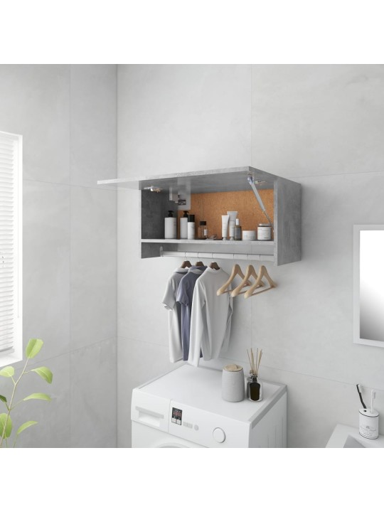 Šatní skříň betonově šedá 70 x 32,5 x 35 cm kompozitní dřevo