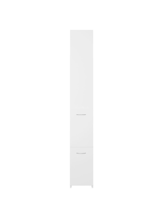 Koupelnová skříňka bílá 25x26,5x170 cm kompozitní dřevo
