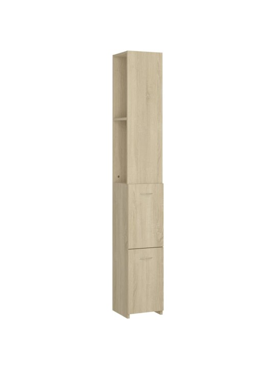 Koupelnová skříňka dub sonoma 25x26,5x170 cm kompozitní dřevo