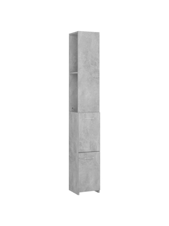 Koupelnová skříňka betonově šedá 25x26,5x170cm kompozitní dřevo