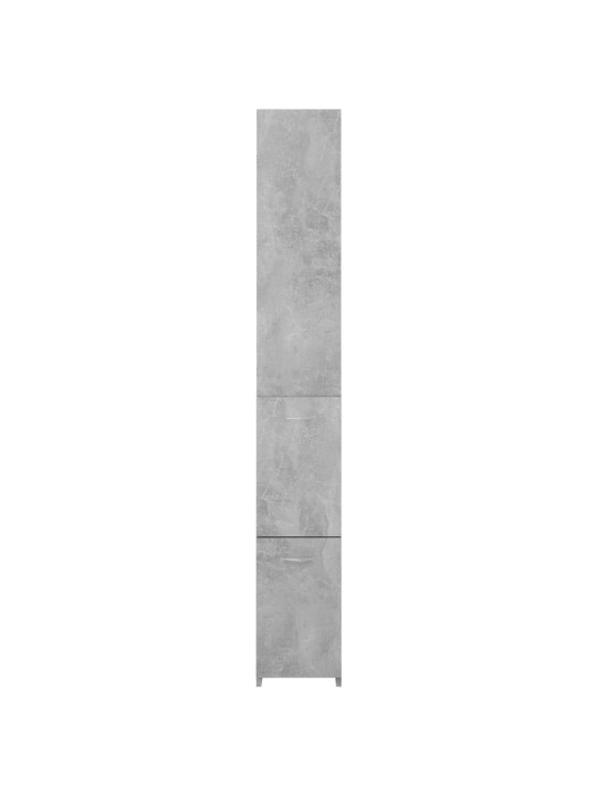 Koupelnová skříňka betonově šedá 25x26,5x170cm kompozitní dřevo