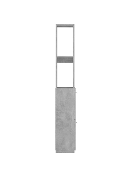 Koupelnová skříňka betonově šedá 25x26,5x170cm kompozitní dřevo