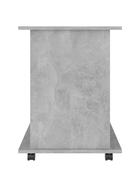Skříňka na kolečkách betonově šedá 60x45x60 cm kompozitní dřevo