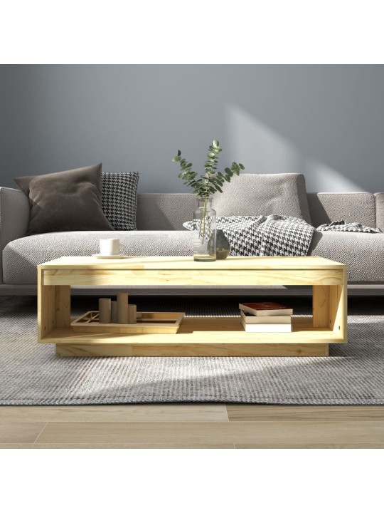 Konferenční stolek 110 x 50 x 33,5 cm masivní borové dřevo