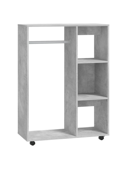 Šatní skříň betonově šedá 80 x 40 x 110 cm kompozitní dřevo