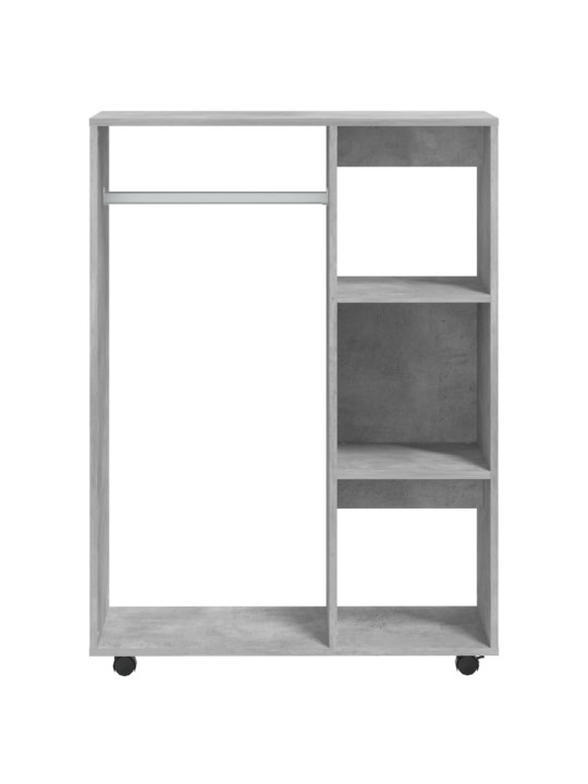 Šatní skříň betonově šedá 80 x 40 x 110 cm kompozitní dřevo